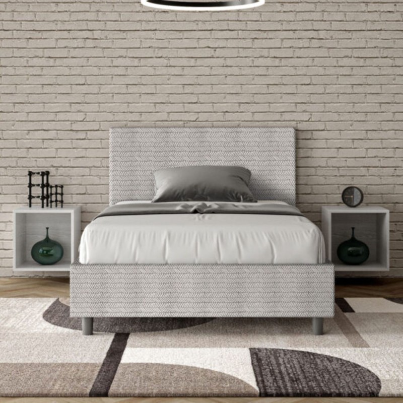 Letto una piazza e mezza tessuto Adele 120×190 Letto una piazza e mezza tessuto Adele 120×190