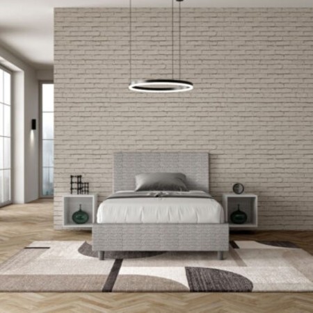 Letto una piazza e mezza tessuto Adele 120×190 Letto una piazza e mezza tessuto Adele 120×190