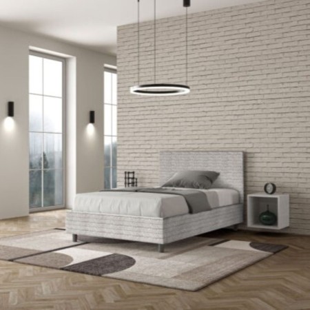 Letto una piazza e mezza tessuto Adele 120×190 Letto una piazza e mezza tessuto Adele 120×190