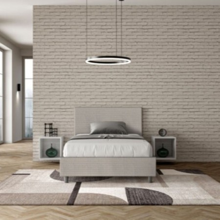 Letto una piazza e mezza tessuto Adele 120×190 Letto una piazza e mezza tessuto Adele 120×190