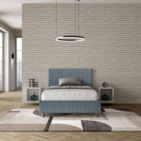 Letto una piazza e mezza tessuto Adele 120×190 Letto una piazza e mezza tessuto Adele 120×190