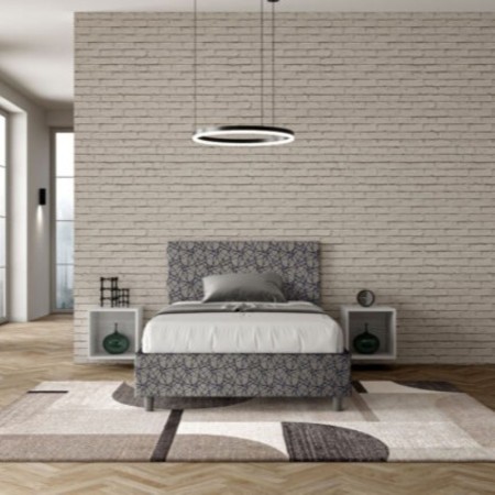 Letto una piazza e mezza tessuto Adele 120×190 Letto una piazza e mezza tessuto Adele 120×190