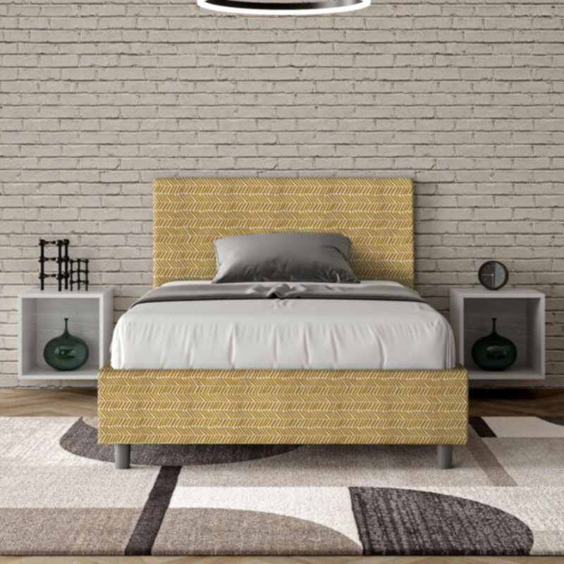 Letto una piazza e mezza tessuto Adele 120×190 Letto una piazza e mezza tessuto Adele 120×190