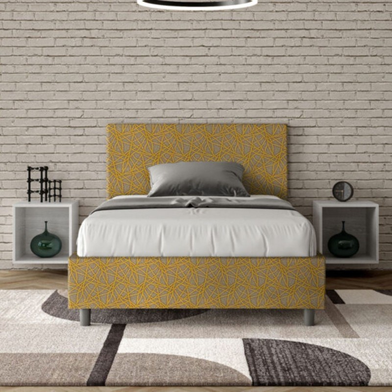 Letto una piazza e mezza tessuto Adele 120×190 Letto una piazza e mezza tessuto Adele 120×190