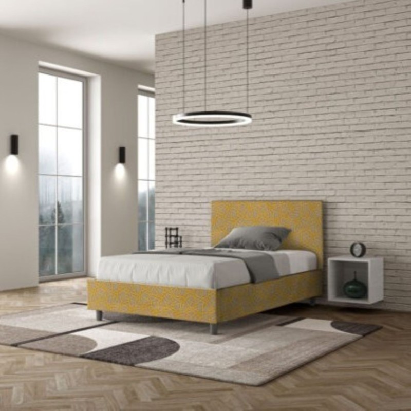 Letto una piazza e mezza tessuto Adele 120×190 Letto una piazza e mezza tessuto Adele 120×190