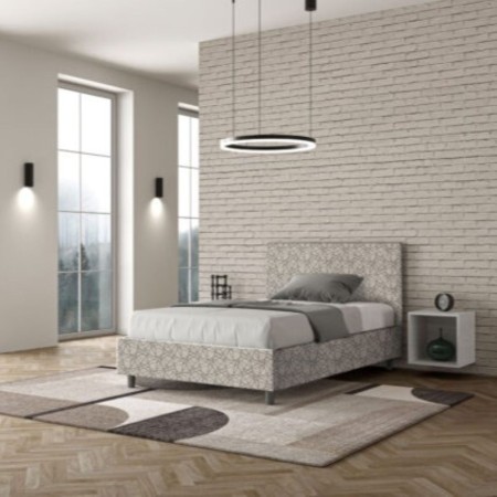 Letto una piazza e mezza tessuto Adele 120×190 Letto una piazza e mezza tessuto Adele 120×190