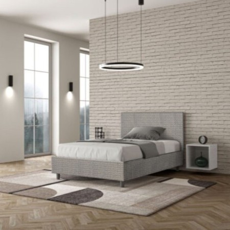 Letto una piazza e mezza tessuto Adele 120×190 Letto una piazza e mezza tessuto Adele 120×190