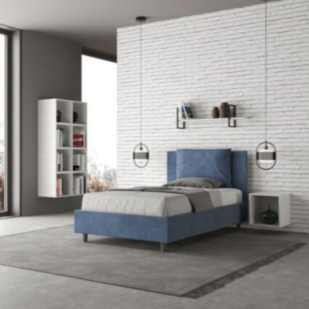 Letto una piazza e mezza microfibra Antea 120×190