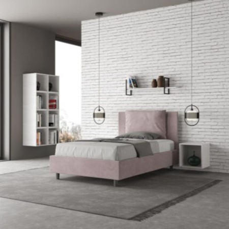 Letto una piazza e mezza microfibra Antea 120×190