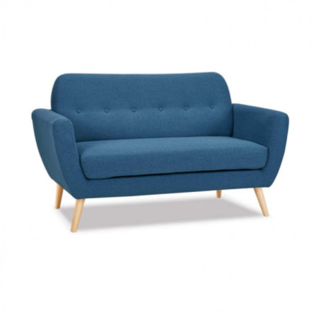 Divano 2 posti BLU struttura in legno
