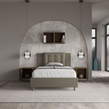 Letto una piazza e mezza similpelle Annalisa 120×190
