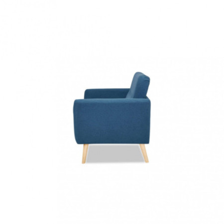Divano 2 posti BLU struttura in legno
