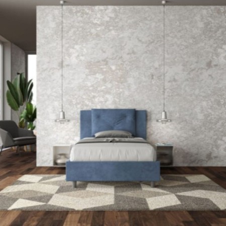 Letto una piazza e mezza microfibra Appia 120×190