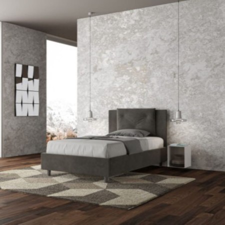 Letto una piazza e mezza microfibra Appia 120×190