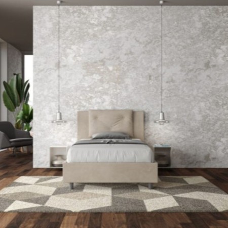 Letto una piazza e mezza microfibra Appia 120×190