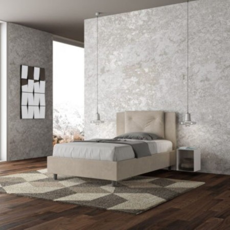 Letto una piazza e mezza microfibra Appia 120×190