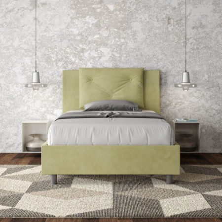 Letto una piazza e mezza microfibra Appia 120×190