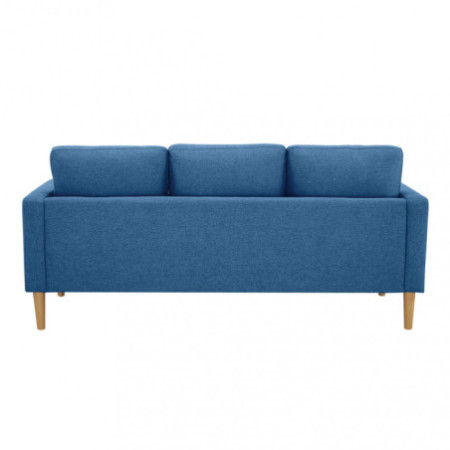 Divano 3 posti BLU struttura in legno
