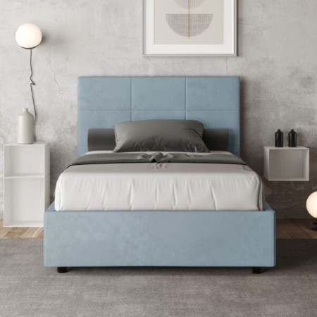 Letto una piazza e mezza microfibra Mika 120×190