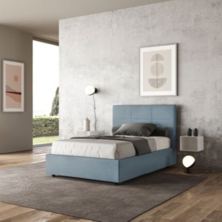Letto una piazza e mezza microfibra Mika 120×190