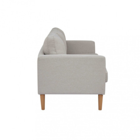 Divano 3 posti BEIGE struttura in legno