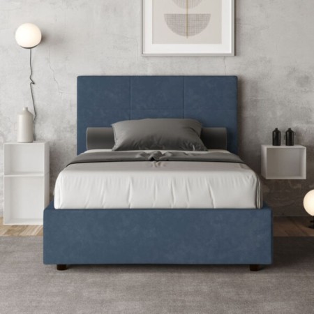 Letto una piazza e mezza microfibra Mika 120×190