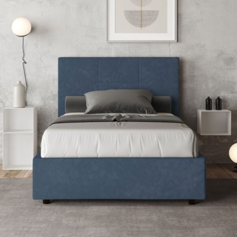 Letto una piazza e mezza microfibra Mika 120×190