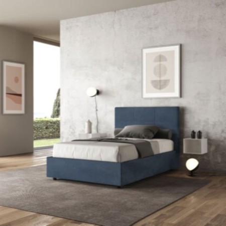 Letto una piazza e mezza microfibra Mika 120×190