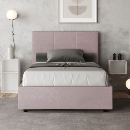 Letto una piazza e mezza microfibra Mika 120×190