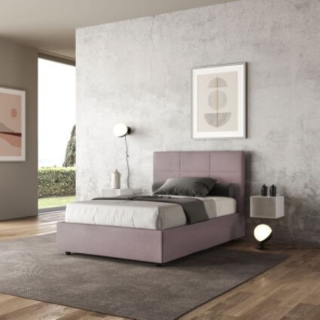 Letto una piazza e mezza microfibra Mika 120×190