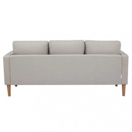 Divano 3 posti BEIGE struttura in legno