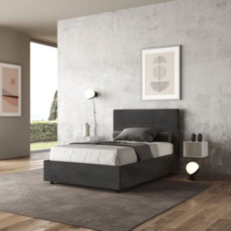 Letto una piazza e mezza microfibra Mika 120×190