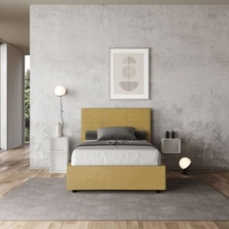 Letto una piazza e mezza microfibra Mika 120×190