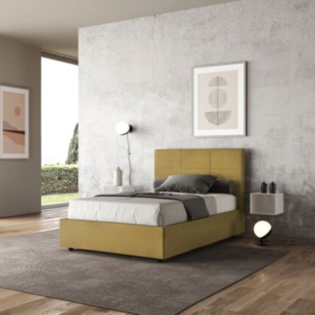 Letto una piazza e mezza microfibra Mika 120×190