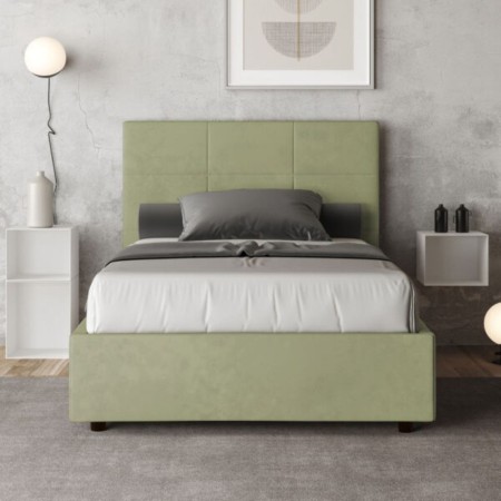 Letto una piazza e mezza microfibra Mika 120×190