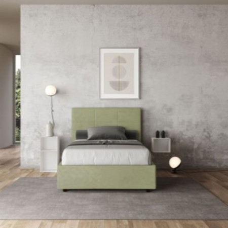 Letto una piazza e mezza microfibra Mika 120×190