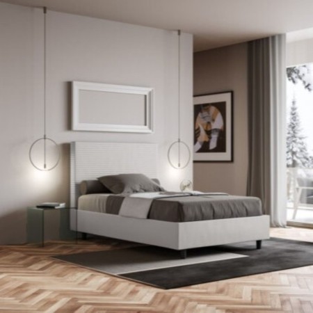 Letto una piazza e mezza similpelle Focus 120×190
