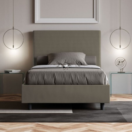 Letto una piazza e mezza similpelle Focus 120×190