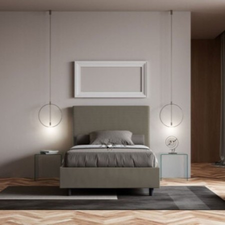 Letto una piazza e mezza similpelle Focus 120×190