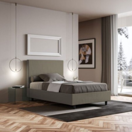 Letto una piazza e mezza similpelle Focus 120×190
