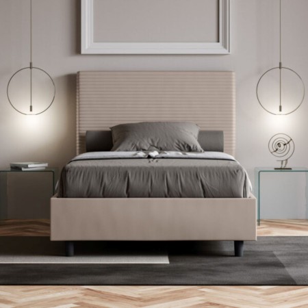 Letto una piazza e mezza similpelle Focus 120×190