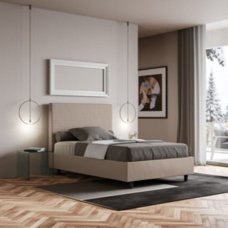 Letto una piazza e mezza similpelle Focus 120×190