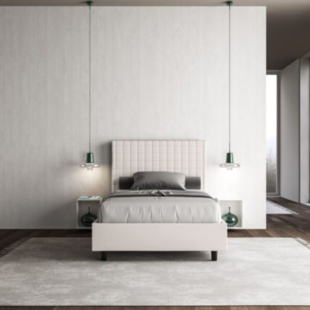 Letto una piazza e mezza similpelle Sunny 120×190