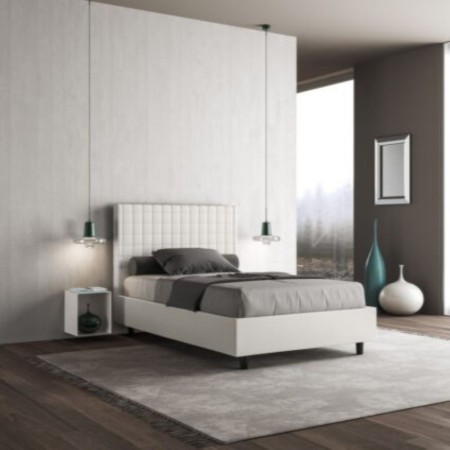 Letto una piazza e mezza similpelle Sunny 120×190