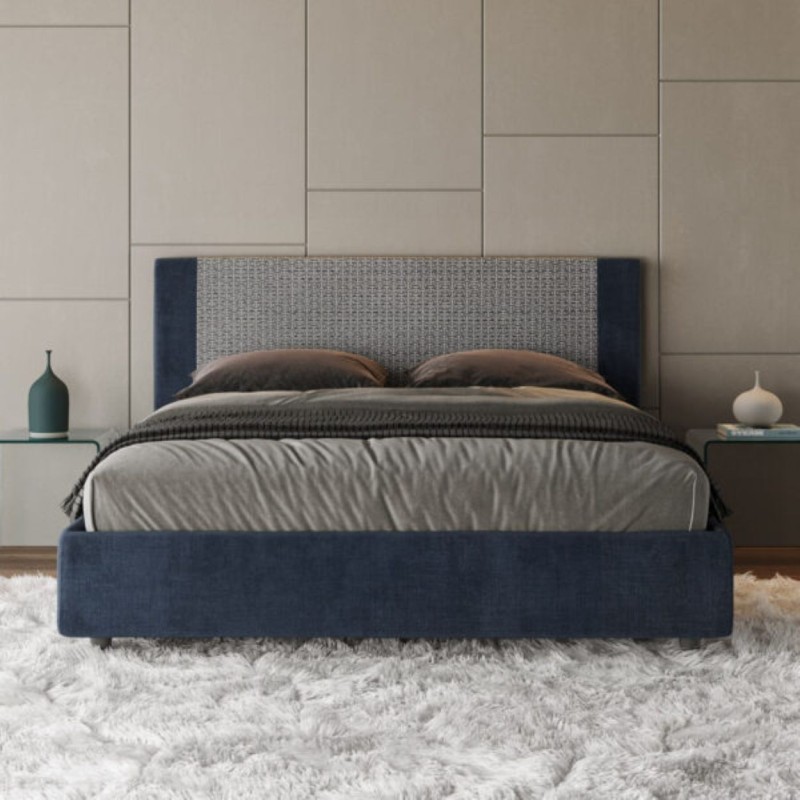 Letto matrimoniale tessuto Rosal 160×190