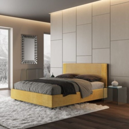 Letto matrimoniale tessuto Rosal 160×190