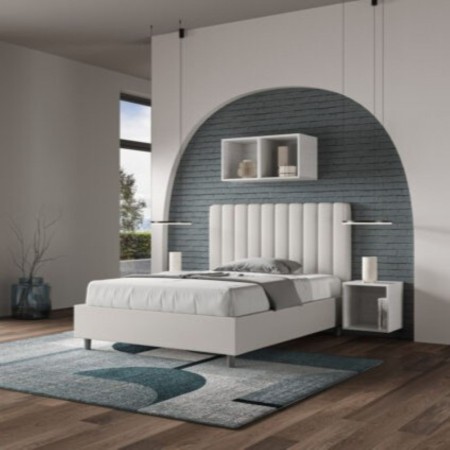 Letto una piazza e mezza similpelle Agueda 120×190