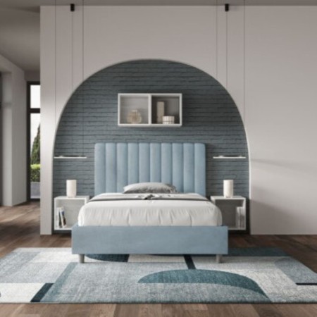 Letto una piazza e mezza microfibra Agueda 120×190