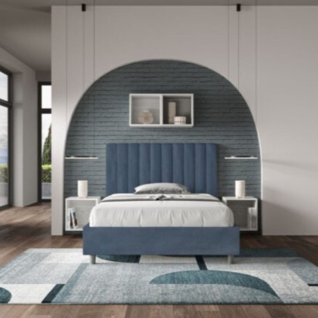 Letto una piazza e mezza microfibra Agueda 120×190