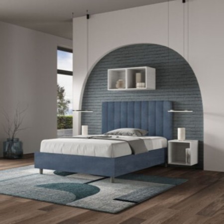 Letto una piazza e mezza microfibra Agueda 120×190
